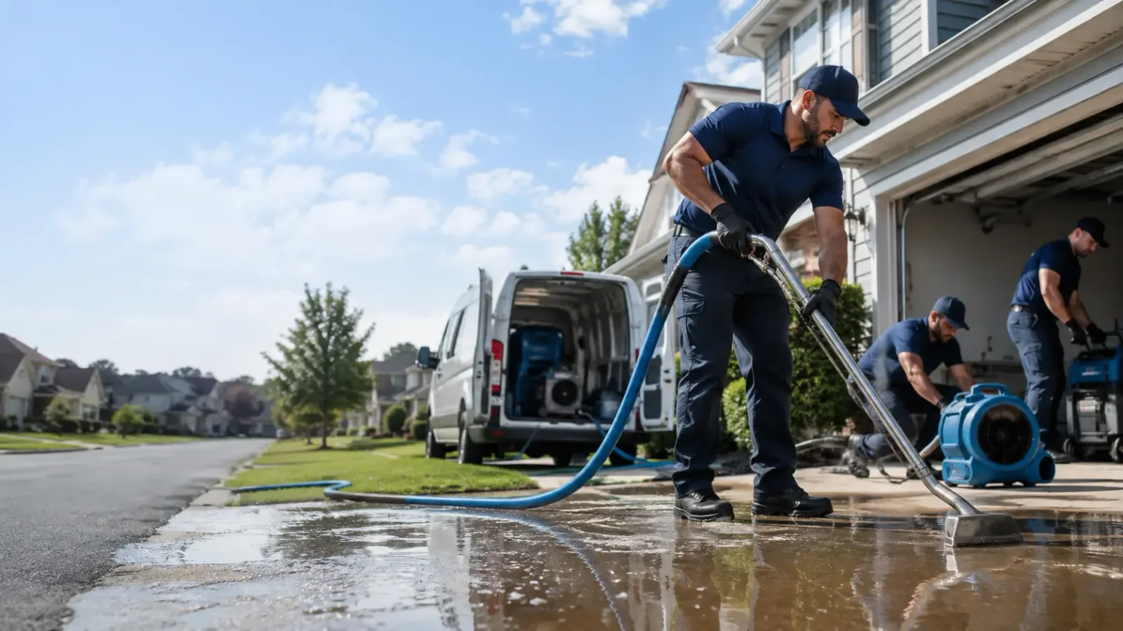 Flood Damage Restoration in Pleasant Lake, MI